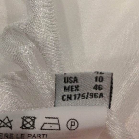 Pinko Cola 1 Giacca White Belted Jacket size 10 - Picture 11 of 13